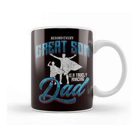 Baskı Dükkanı Great Son Amazing Dad Father Papa Daddy Children Stepdad Kupa