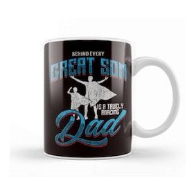 Baskı Dükkanı Great Son Amazing Dad Father Papa Daddy Children Stepdad Kupa