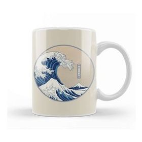 Baskı Dükkanı Great Wave Kupa