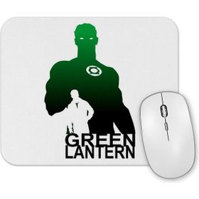 Baskı Dükkanı Green Lantern Mouse Pad