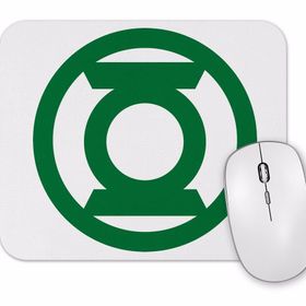 Baskı Dükkanı Green Lantern Mouse Pad