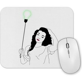 Baskı Dükkanı Green Light Lorde Mouse Pad