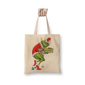 Baskı Dükkanı Grinch Bez Çanta