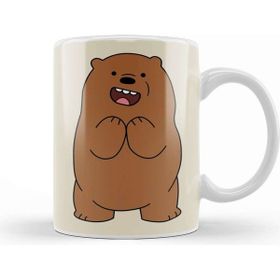 Baskı Dükkanı Grizzly Bear Kupa