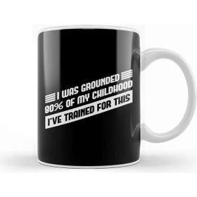 Baskı Dükkanı Grounded Funny Self Isolation Quote Kupa