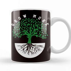 Baskı Dükkanı Grow More Tree Planting Plants Flowers Garden Gardening Lawn Kupa