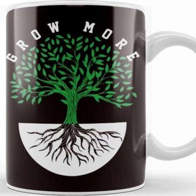 Baskı Dükkanı Grow More Tree Planting Plants Flowers Garden Gardening Lawn Kupa
