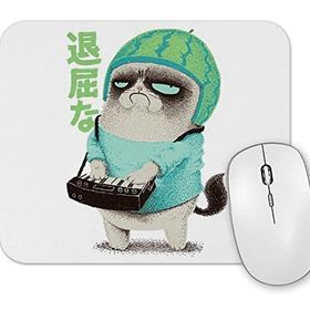 Baskı Dükkanı Grumpy Cat Kedi Mouse Pad