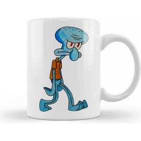 Baskı Dükkanı Grumpy Squidward Kupa