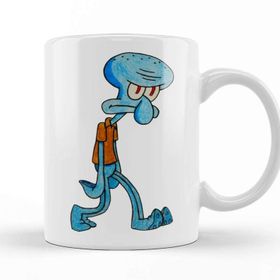 Baskı Dükkanı Grumpy Squidward Kupa