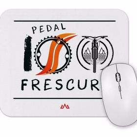 Baskı Dükkanı Grupo Pedal 100 Frescura Branca Mouse Pad