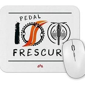 Baskı Dükkanı Grupo Pedal 100 Frescura Branca Mouse Pad