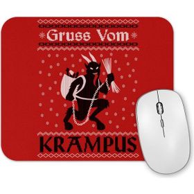 Baskı Dükkanı Grus Vom Krampus Mouse Pad