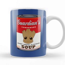 Baskı Dükkanı Guardians of The Galaxy Baby Groot Soup Warhol Kupa