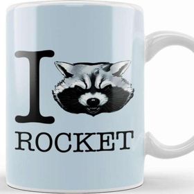 Baskı Dükkanı Guardians Of The Galaxy I Heart Rocket Raccoon Kupa