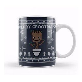 Baskı Dükkanı Guardians Of The Galaxy Merry Grootmas Christmas Knit Pattern Kupa