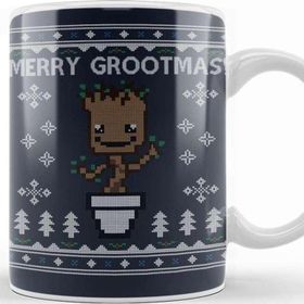 Baskı Dükkanı Guardians Of The Galaxy Merry Grootmas Christmas Knit Pattern Kupa