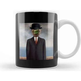 Baskı Dükkanı Guardians of The Galaxy Rene Magritte Son Of Man Kupa
