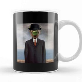 Baskı Dükkanı Guardians of The Galaxy Rene Magritte Son Of Man Kupa