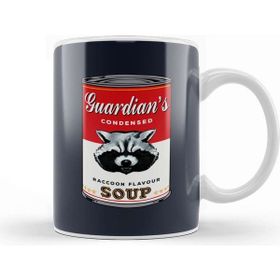 Baskı Dükkanı Guardians of The Galaxy Rocket Raccoon Soup Warho Kupa