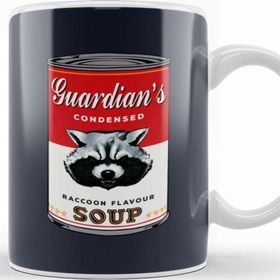 Baskı Dükkanı Guardians of The Galaxy Rocket Raccoon Soup Warho Kupa
