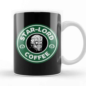 Baskı Dükkanı Guardians of The Galaxy Star Lord Coffee Starbucks Kupa
