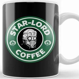 Baskı Dükkanı Guardians of The Galaxy Star Lord Coffee Starbucks Kupa