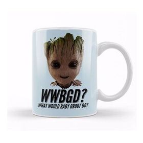 Baskı Dükkanı Guardians of The Galaxy What Would Baby Groot Do Kupa