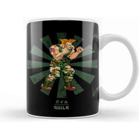 Baskı Dükkanı Guile Street Fighter Retro Japanese Kupa