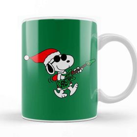 Baskı Dükkanı Guitar Christmas Kupa