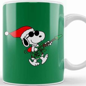 Baskı Dükkanı Guitar Christmas Kupa