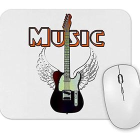 Baskı Dükkanı Guitar Music Gitar Müzik Mouse Pad
