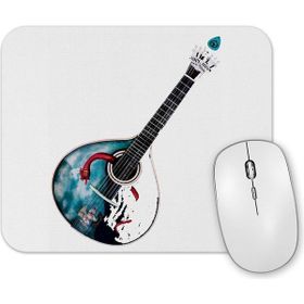Baskı Dükkanı Guitarra Portuguesa Gitar Mouse Pad