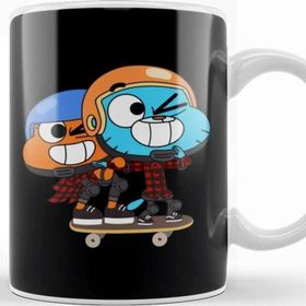 Baskı Dükkanı Gumball And Darwin Gumball Darwin Skate Kupa