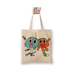 Baskı Dükkanı Gumball Darwin Bez Çanta