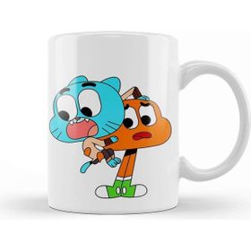 Baskı Dükkanı Gumball Darwin Porselen Kupa