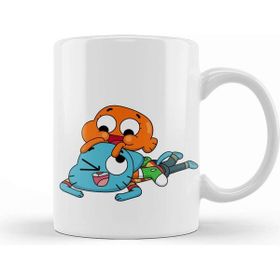 Baskı Dükkanı Gumball Darwin Porselen Kupa