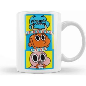 Baskı Dükkanı Gumball Darwin Porselen Kupa
