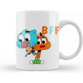 Baskı Dükkanı Gumball Darwin Porselen Kupa