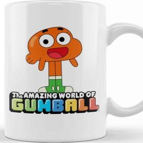 Baskı Dükkanı Gumball Darwin Watterson Porselen Kupa