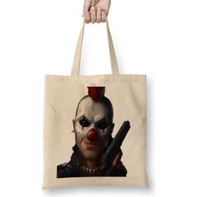 Baskı Dükkanı Gun and Clown Bez Çanta