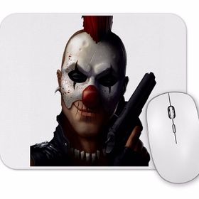 Baskı Dükkanı Gun And Clown Mouse Pad