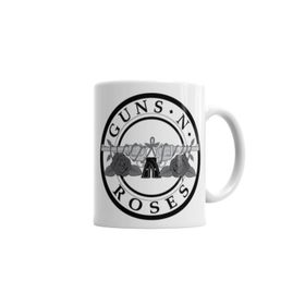 Baskı Dükkanı Guns And Roses Gnr Logo Axl Rose Slash Aerosmith Ski Kupa