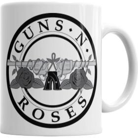 Baskı Dükkanı Guns And Roses Gnr Logo Axl Rose Slash Aerosmith Ski Kupa
