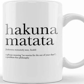 Baskı Dükkanı Hakuna Matata 04 Kupa