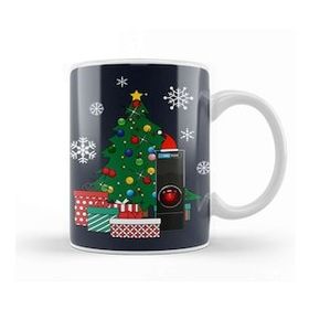 Baskı Dükkanı Hal 9000 Around The Christmas Tree 2001 A Space Odyssey Kupa