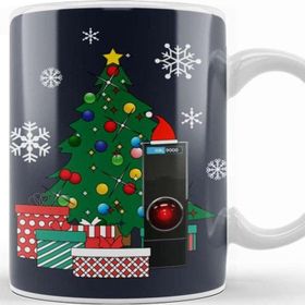 Baskı Dükkanı Hal 9000 Around The Christmas Tree 2001 A Space Odyssey Kupa