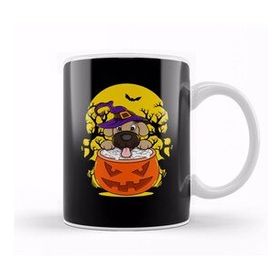 Baskı Dükkanı Halloween Puppy Wizard Cute Dog Obsessed Kupa