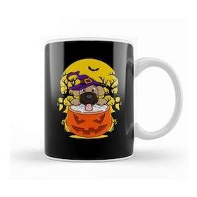 Baskı Dükkanı Halloween Puppy Wizard Cute Dog Obsessed Kupa