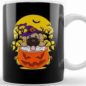 Baskı Dükkanı Halloween Puppy Wizard Cute Dog Obsessed Kupa